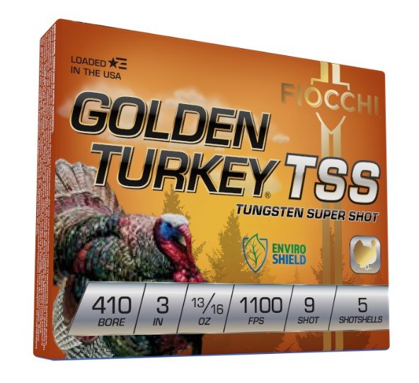 Buy Fiocchi Golden Turkey TSS #9 410 Bore 3" 0.8125oz 1100fps 5rd Ammo 410TSS9 online