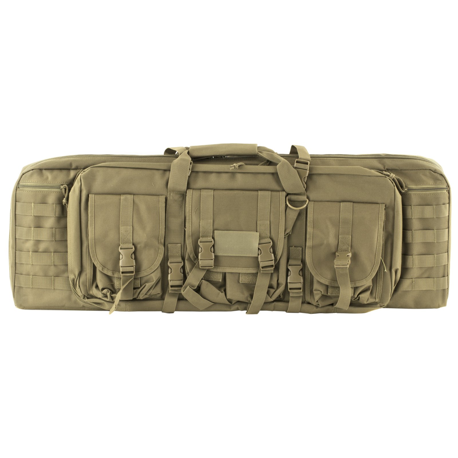 Buy NcStar Double Carbine Case 36" Rifle Nylon Tan Exterior PALS Webbing Interi online