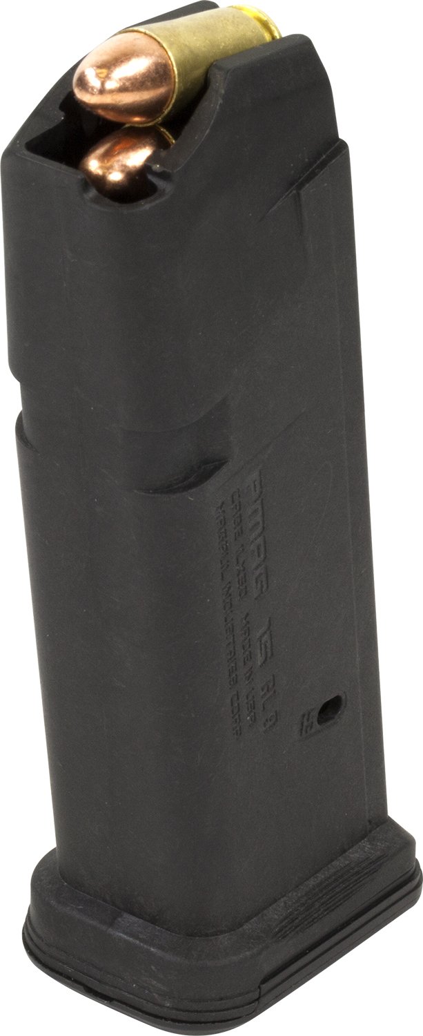 Magpul PMAG 15 GL9 Magazine 9mm 15 Round Black Polymer Glock 19 26 - Magpul Industries - 9 mm Luger
