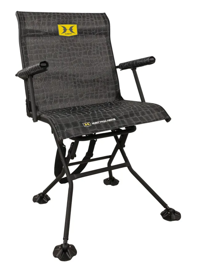 Buy Hawk HWKHS3103 Stealth Spin Chair Camo Steel 360° Rotating Seat online