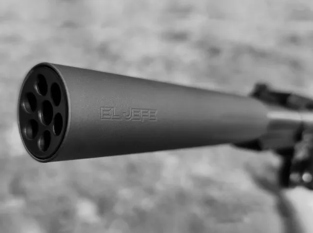 BOSS EL JEFE .22 - 1/2X28 22LR/5.7X28 HIGH PRESSURE RATED SILENCER USER
