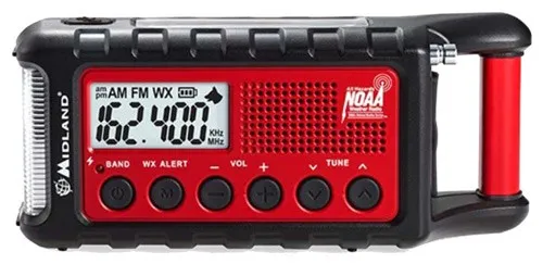 Midland ER310 Weather Alert Radio with Sustainable Power Options - Midland