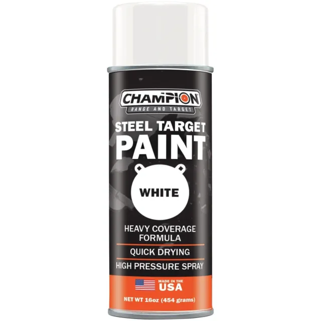 ChampionAR500 Steel Spray Paint 16oz White - Champion Traps & Targets