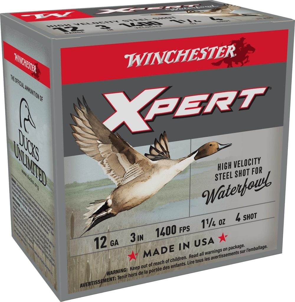 Winchester Ammo WEX123H4 Super X Xpert High Velocity 12 Gauge 3" 1 1/4 oz 1400 fps 4 Shot 25 Bx/10 Cs - Winchester - 12 Gauge