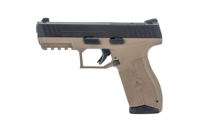 IWI MASADA LE 9mm 17 In FDE Std Sights - IWI US - 9mm for sale at Smoke Wagon Firearms