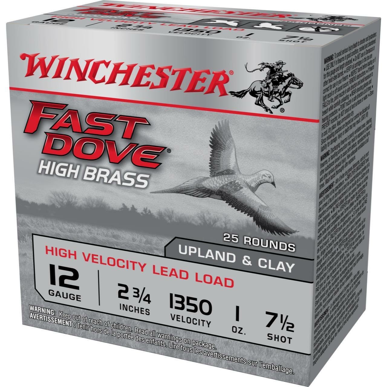 Winchester Ammo WFD127B Fast Dove & Clay High Brass 12Gauge 2.75" 1oz... - Winchester - 12 Gauge