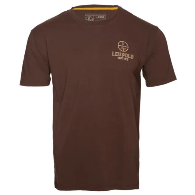 Buy Leupold Magazine Short Sleeve Shirt Brown Heather 2XL online