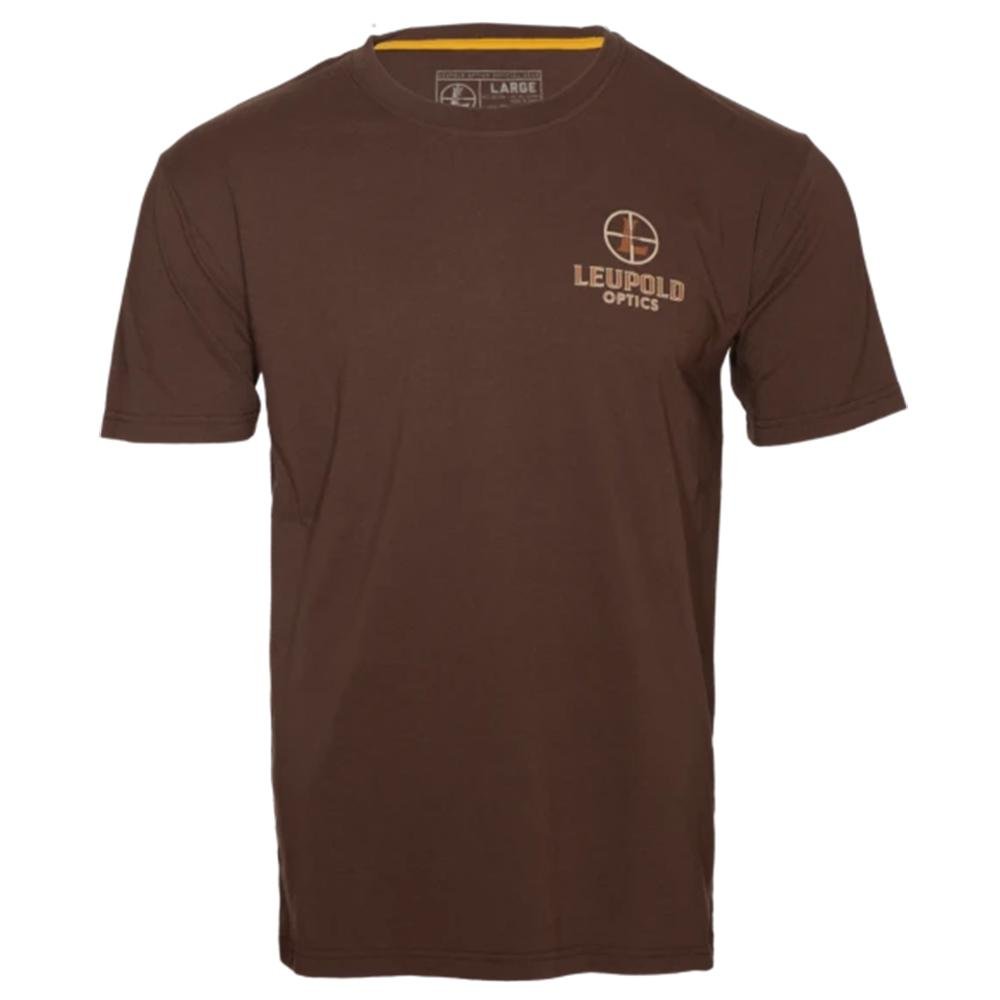 Buy Leupold Magazine Short Sleeve Shirt Brown Heather S online