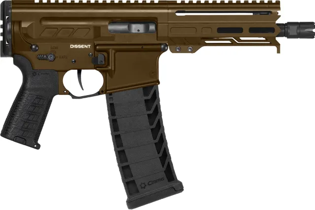 CMMG Dissent MK4 9mm Luger 33+1 6.50" Midnight Bronze Pistol - CMMG - 9mm Luger