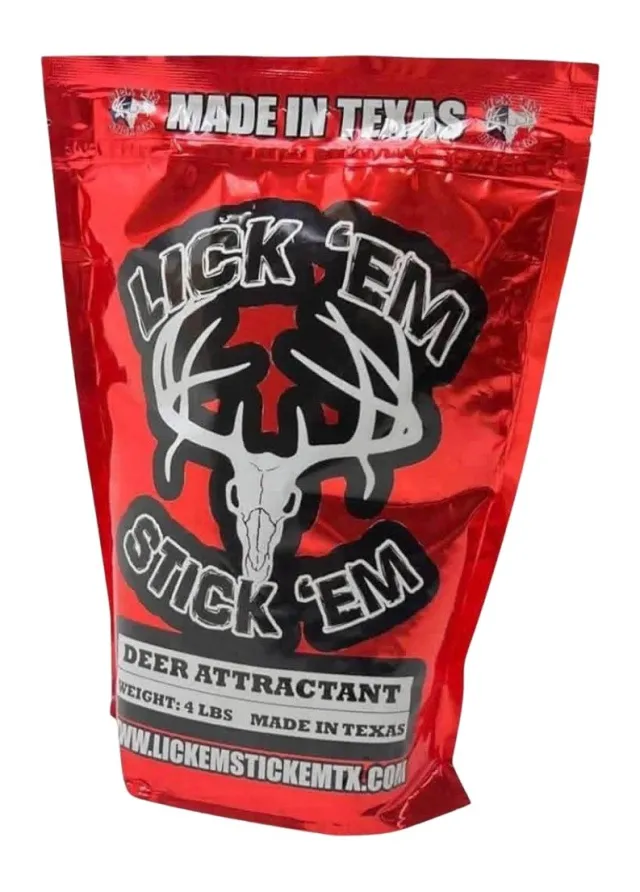 Lick Em Stick Em Deer Attractant 4 Lb - LICK