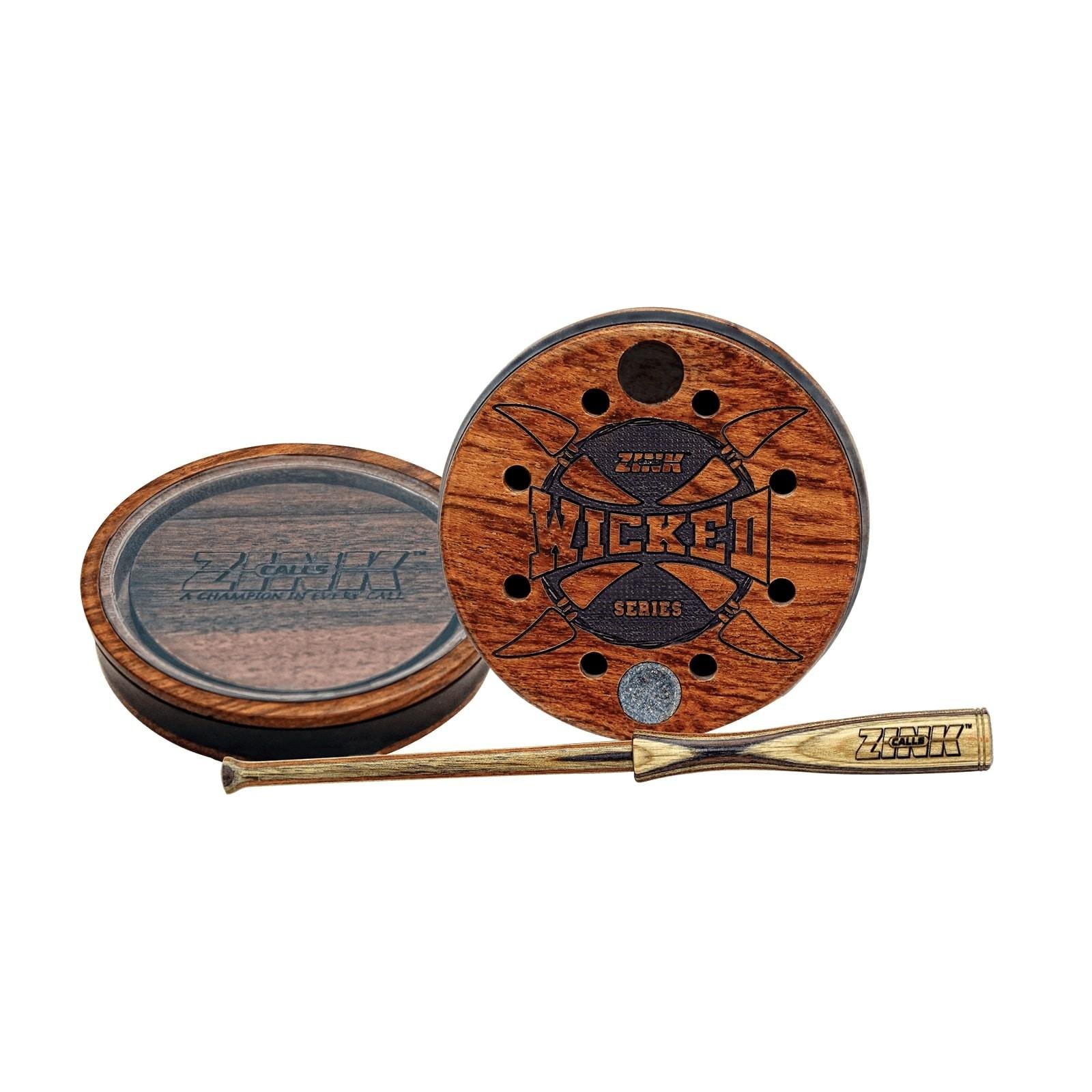 Zink Wicked Series Pot Call Crystal ZNK-ZNK307 Weatherproof Wood Design - Avian-X