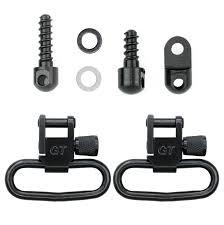 Grovtec Ruger 10/22 1.25In Quick Detach Swivel Set Black 1.25" - Grovtec - 1.25"