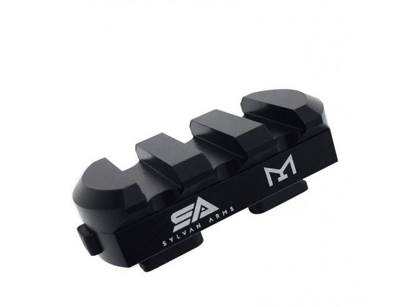 Sylvan Arms QDR100 Quick Detach 3 Slot Picatinny Rail Mount M-Lok - 10-8 Performance