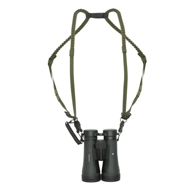 Elevation 1601001 Dual Bino Harness Green/Black, Multi-Wear Options - Elevation