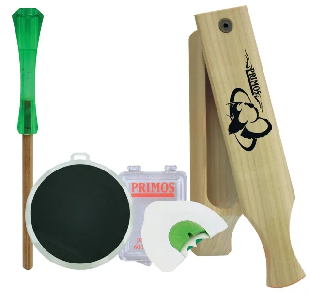 Primos 272 Turkey Caller Starter Pack, Mouth Call, Slate Call - Primos