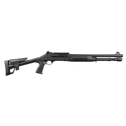Panzer Arms M4 PAM4TSSBSS 12ga Semi Auto 18.5" Barrel 5rd Black - Panzer Arms - 12 Gauge