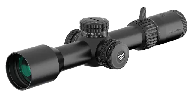 Swampfox TWK52556-3L Warhawk 5-25x56mm FFP Illuminated Rifle Scope Black - Swampfox Optics - 56MM