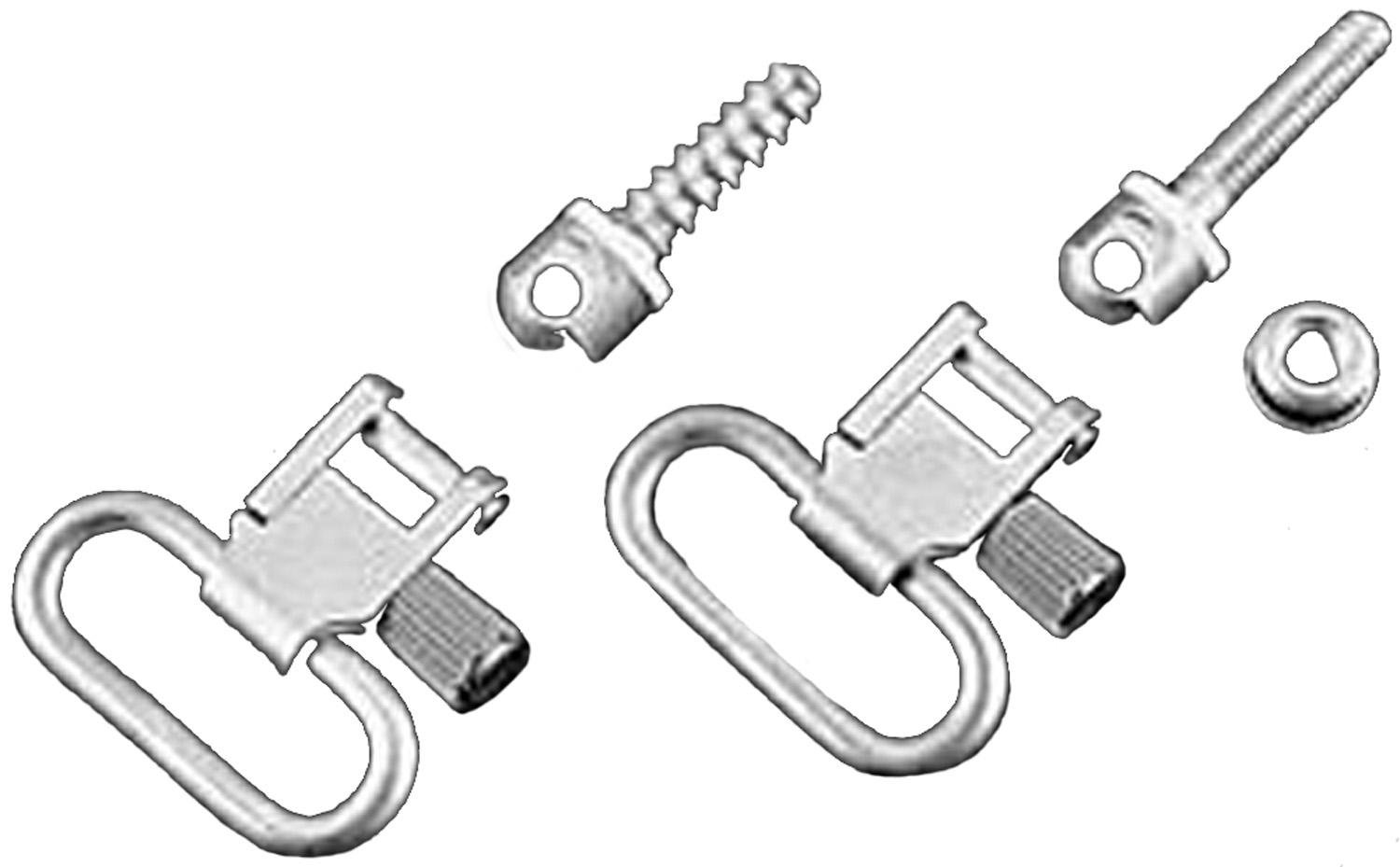 Uncle Mike's 1" Quick Detach Super Swivel - Nickel Plated - Uncle Mike's - 1"