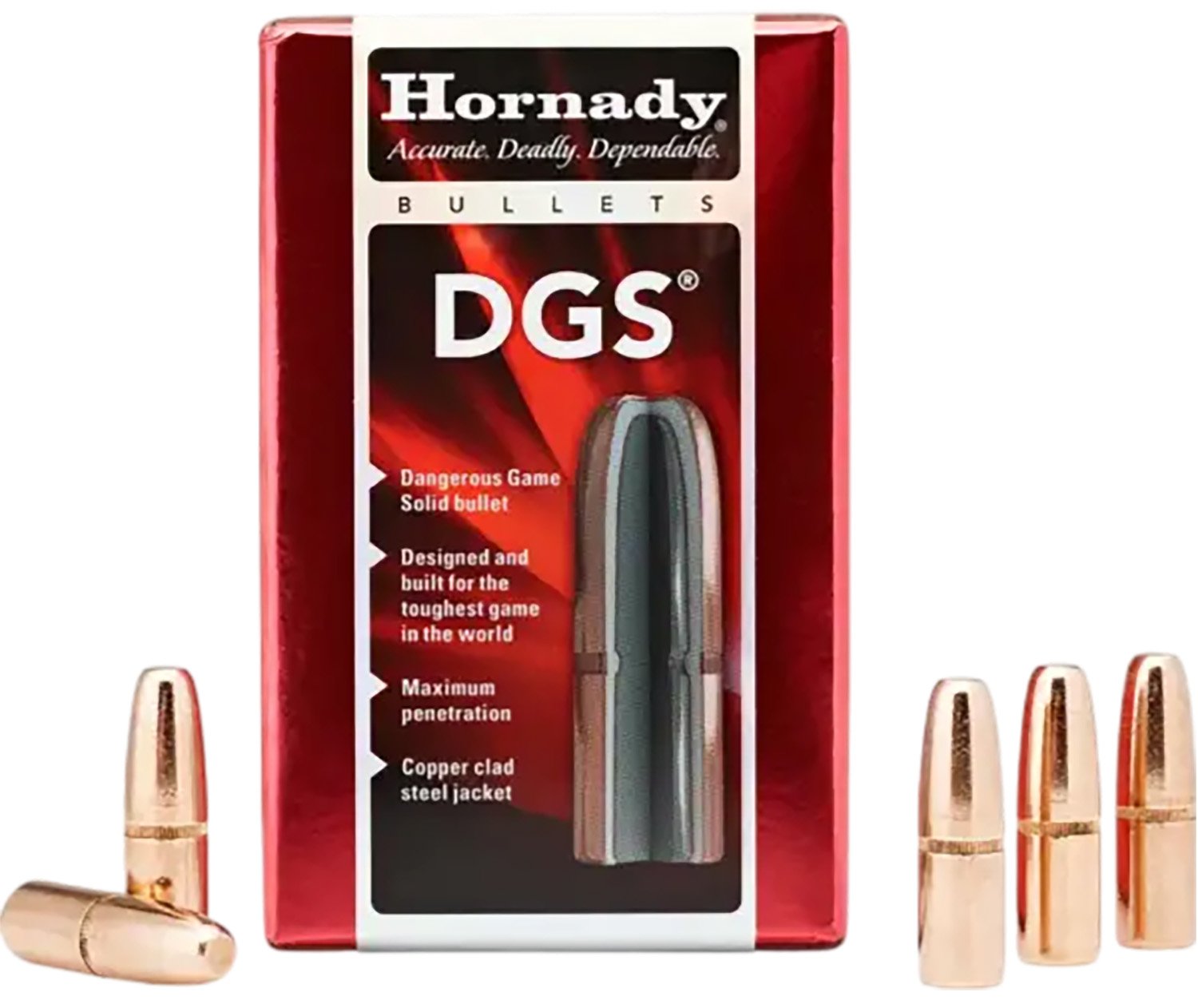 Hornady 3565 DGS 9.3mm .366 300gr Dangerous Game Solid 50/Box - Hornady - 9.3mm