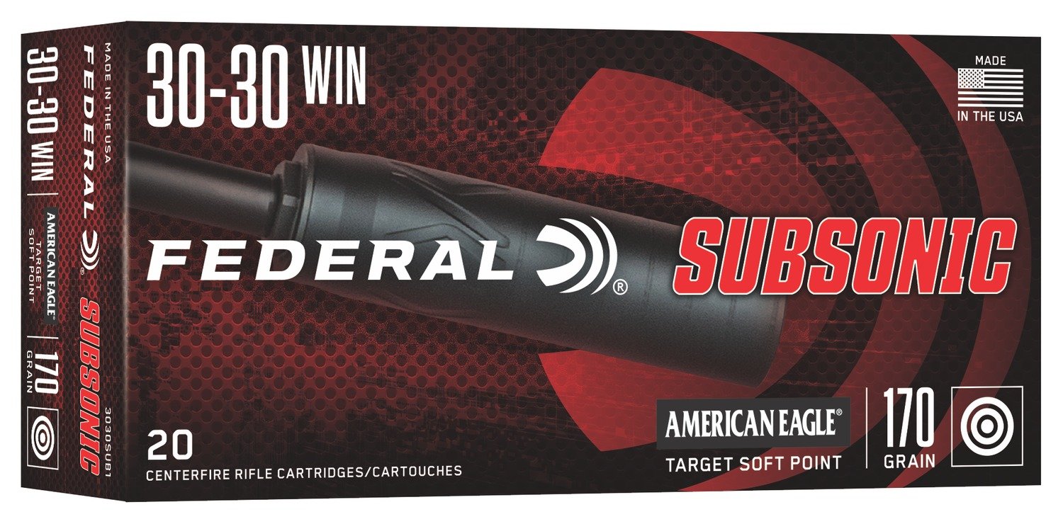 Buy Federal Premium Ammunition 30-30 WIN 170gr SP Subsonic 20rd online