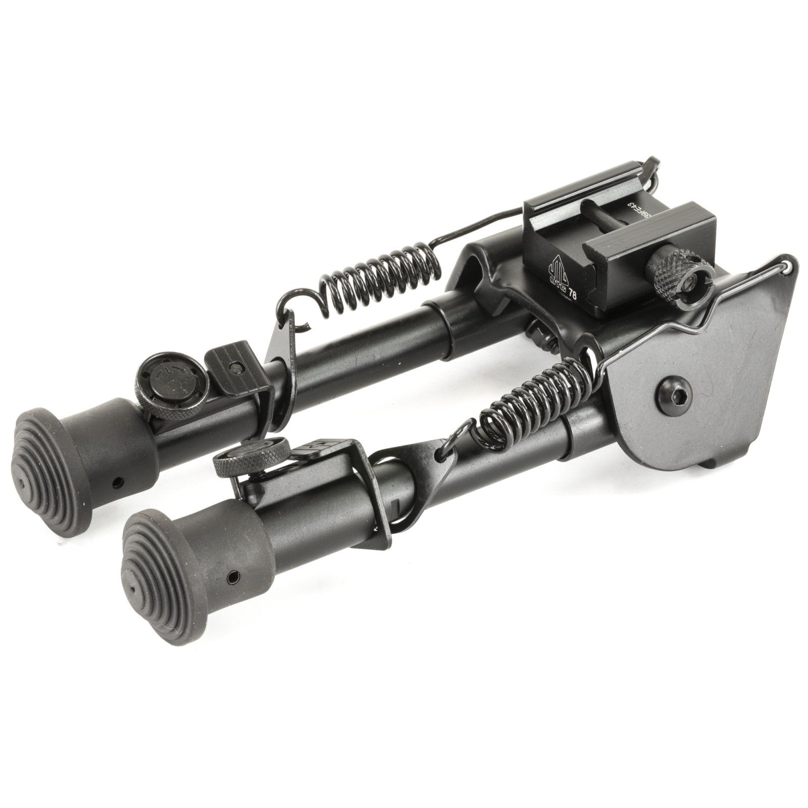 Leapers UTG TL-BP78 Tactical OP Bipod Black 6.1-7.9" Aluminum/Steel - Leapers