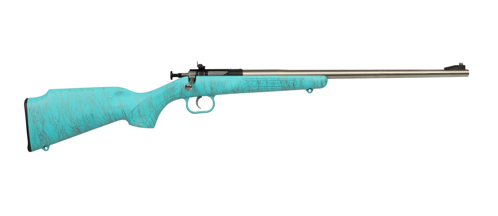 Buy Keystone KSA2446 Crickett 22 LR 16.125" Stainless Rifle Blue/Gold Stock online