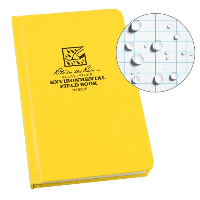 Rite in the Rain Environmental Hard Cover Notebook 4.5x7 All-Weather