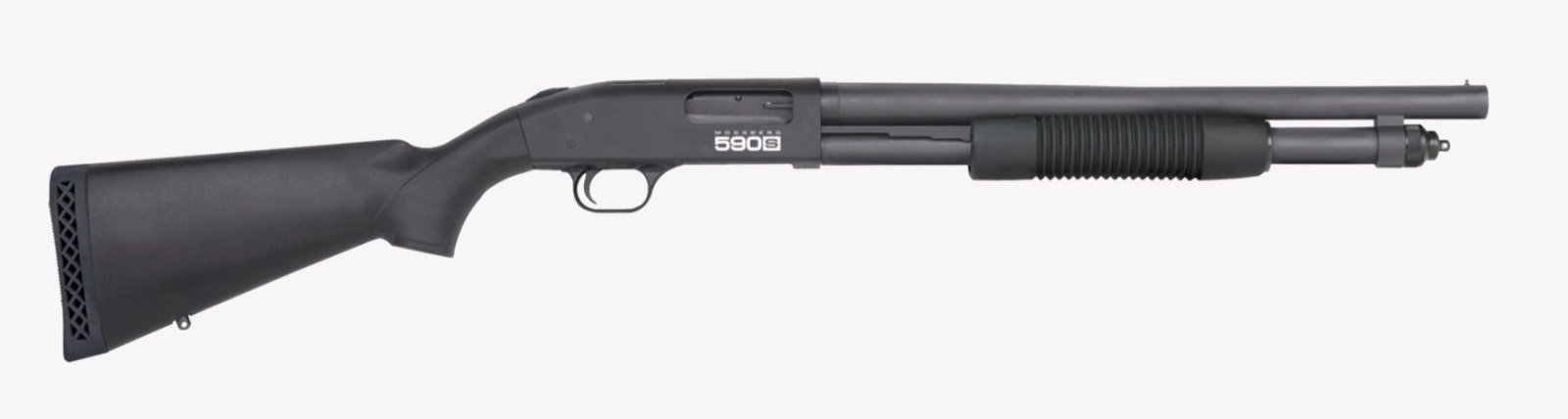 Buy Mossberg 590S 12 Gauge Pump Action 18.5 in Blued 9+1 Capacity online