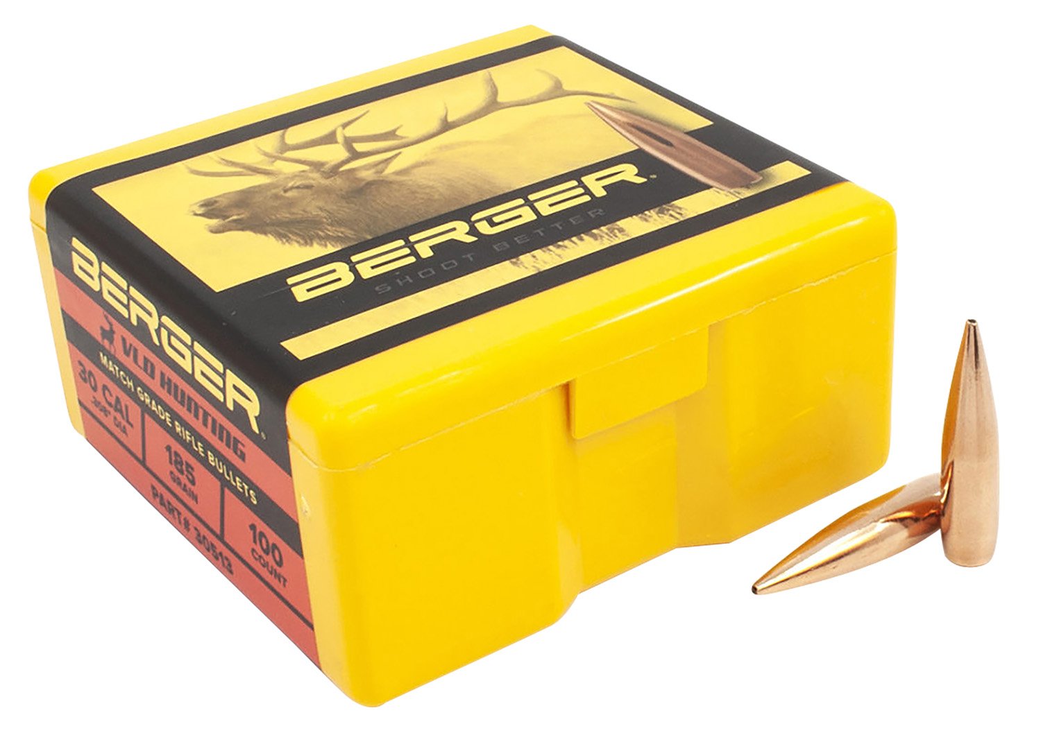 Buy Berger Bullets 30513 VLD Hunting 30 Caliber 185gr 100/Box online