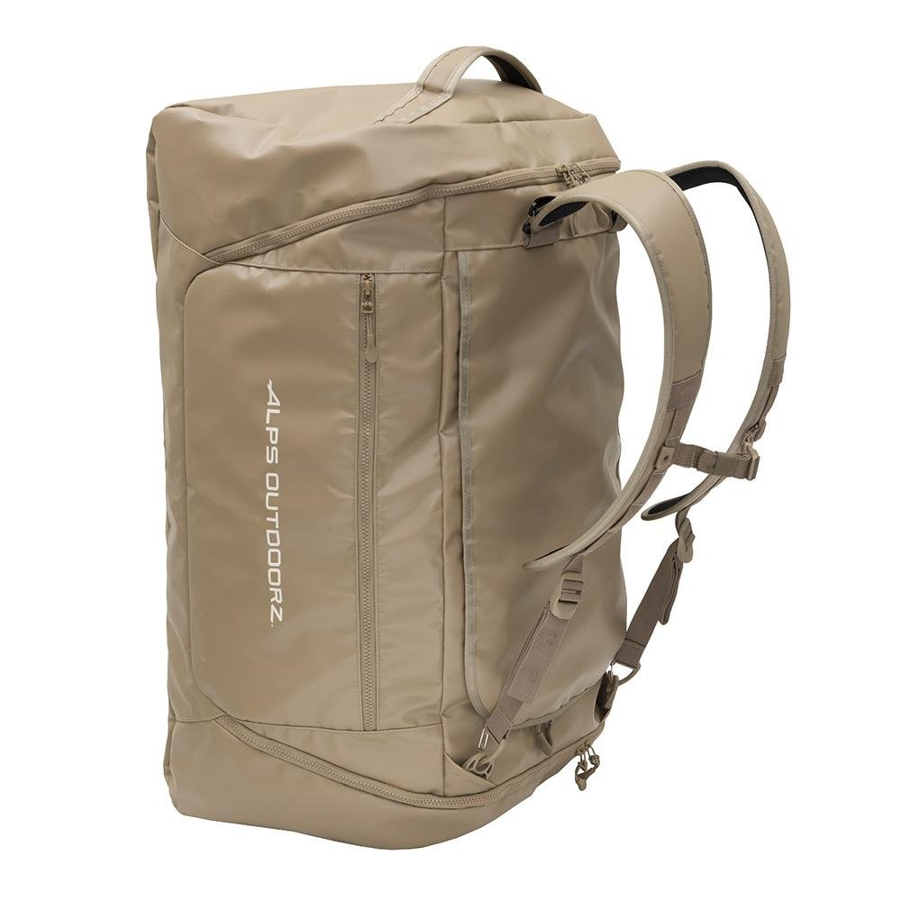 Alps Outdoors 9703501 Refuge Duffel Bag 40L Tan, PVC, Heavy-Duty Zippers - ALPS Brands