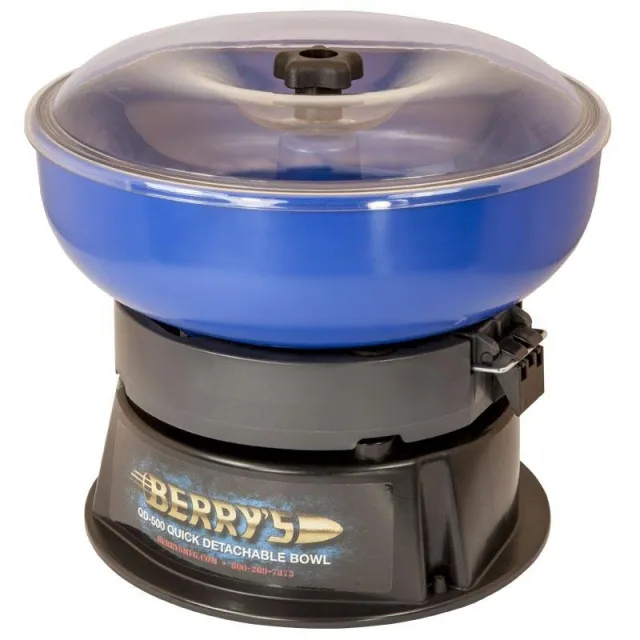 Berry's QD-500 Vibratory Tumbler 00356 with Detachable Bowl, USA Made - Berry's Mfg