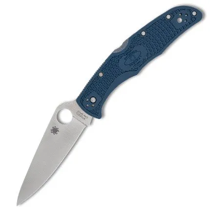 Buy Spyderco C10PCBL Endura 4 SPY27 3.8" Satin Blade Cobalt Blue Handle online