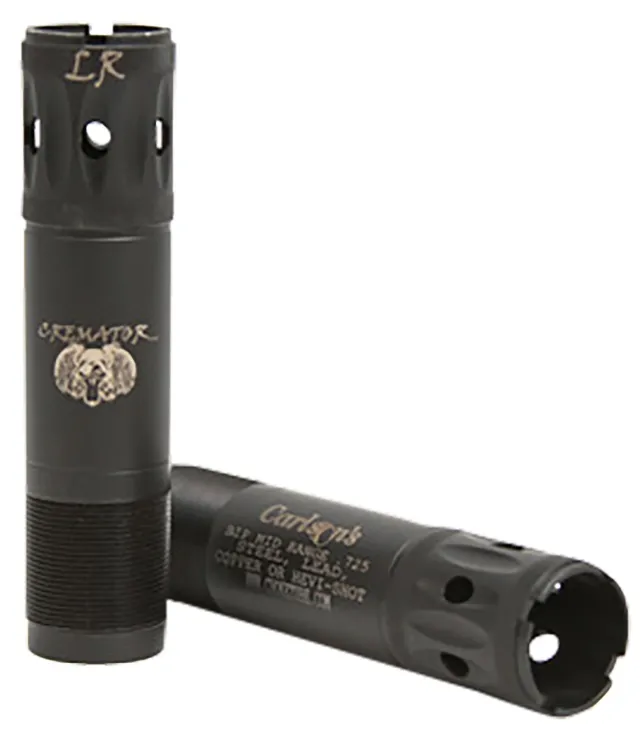 Carlson's Cremator 12 Gauge Choke Tubes, Mid/Long Range, Remington Ported, Waterfowl 2-Pack, Black 11532