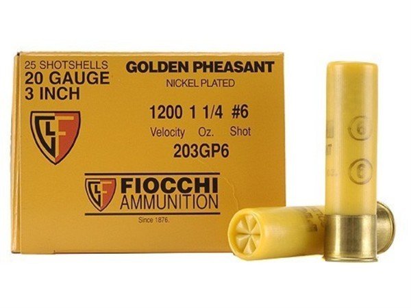 Buy Fiocchi Golden Pheasant Extrema 20 Gauge 3 In 1-1/4 oz 6 Shot online