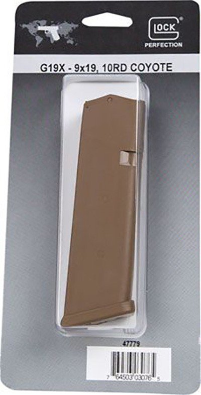 Glock G19X 9mm Luger 10 Rd Coyote Tan Polymer - Glock - 9MM