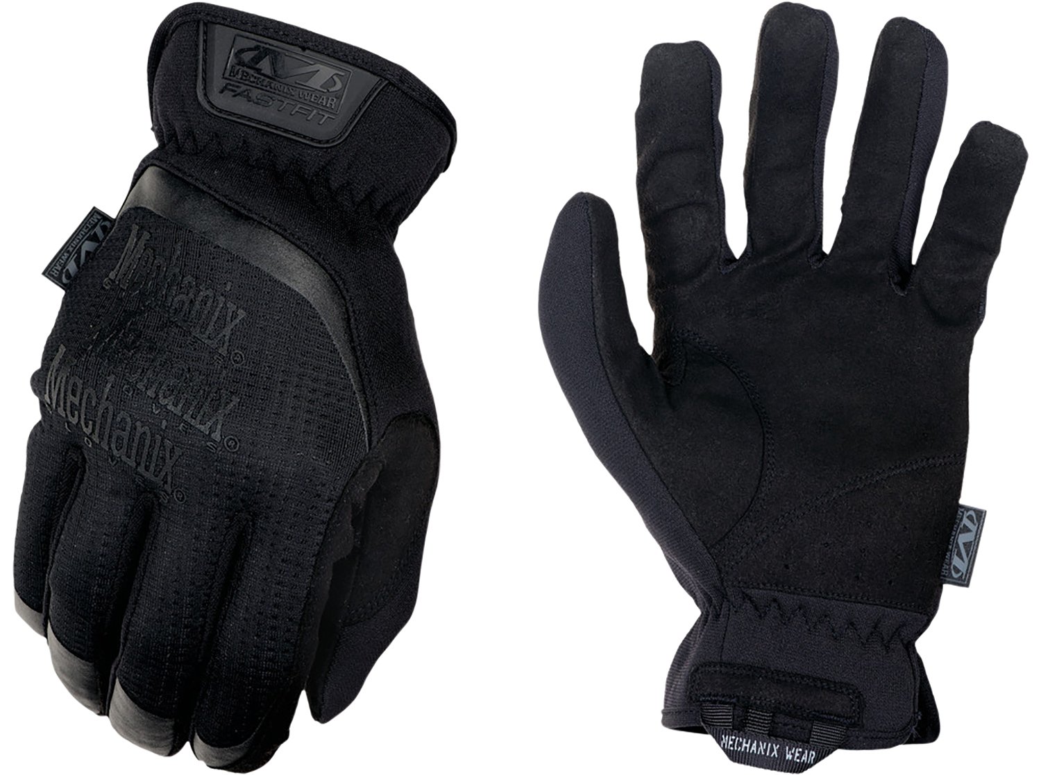 Mechanix Wear FFTAB-55-010 FastFit Covert Touchscreen Gloves Large Black - Mechanix Wear
