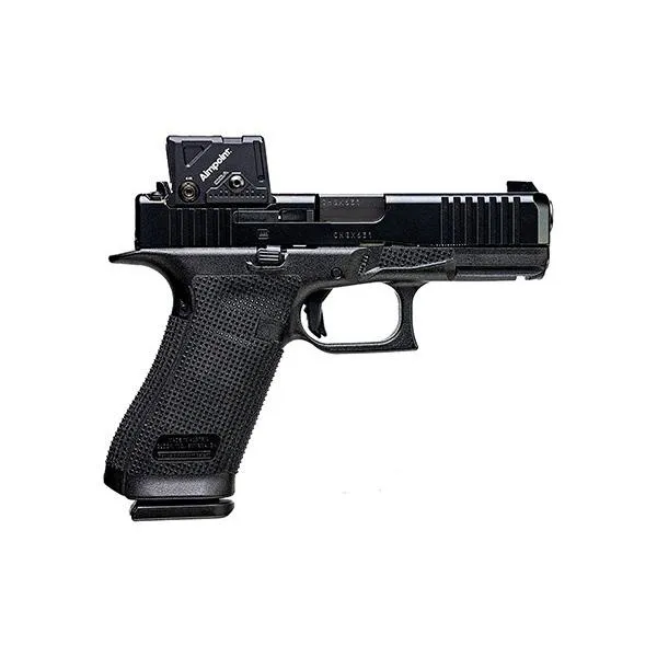 Glock G45 Gen6 9mm Luger 4.02 In 10-Round nDLC Black with Aimpoint COA Red Dot - Glock - 9mm