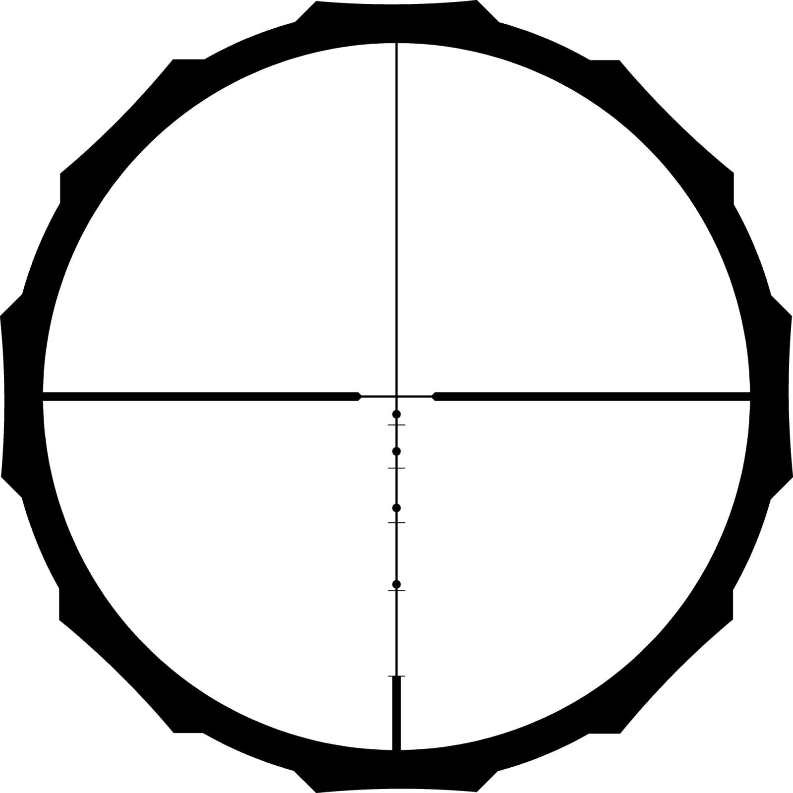 Crimson Trace Hardline 2-7x32 BDC Blackout Riflescope 32mm Objective