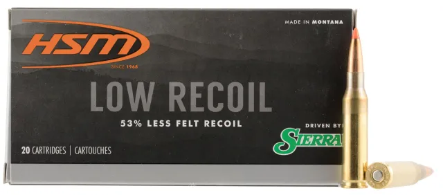 Buy HSM Low Recoil 7mm-08 Rem Ammo 140 gr Sierra SBT online