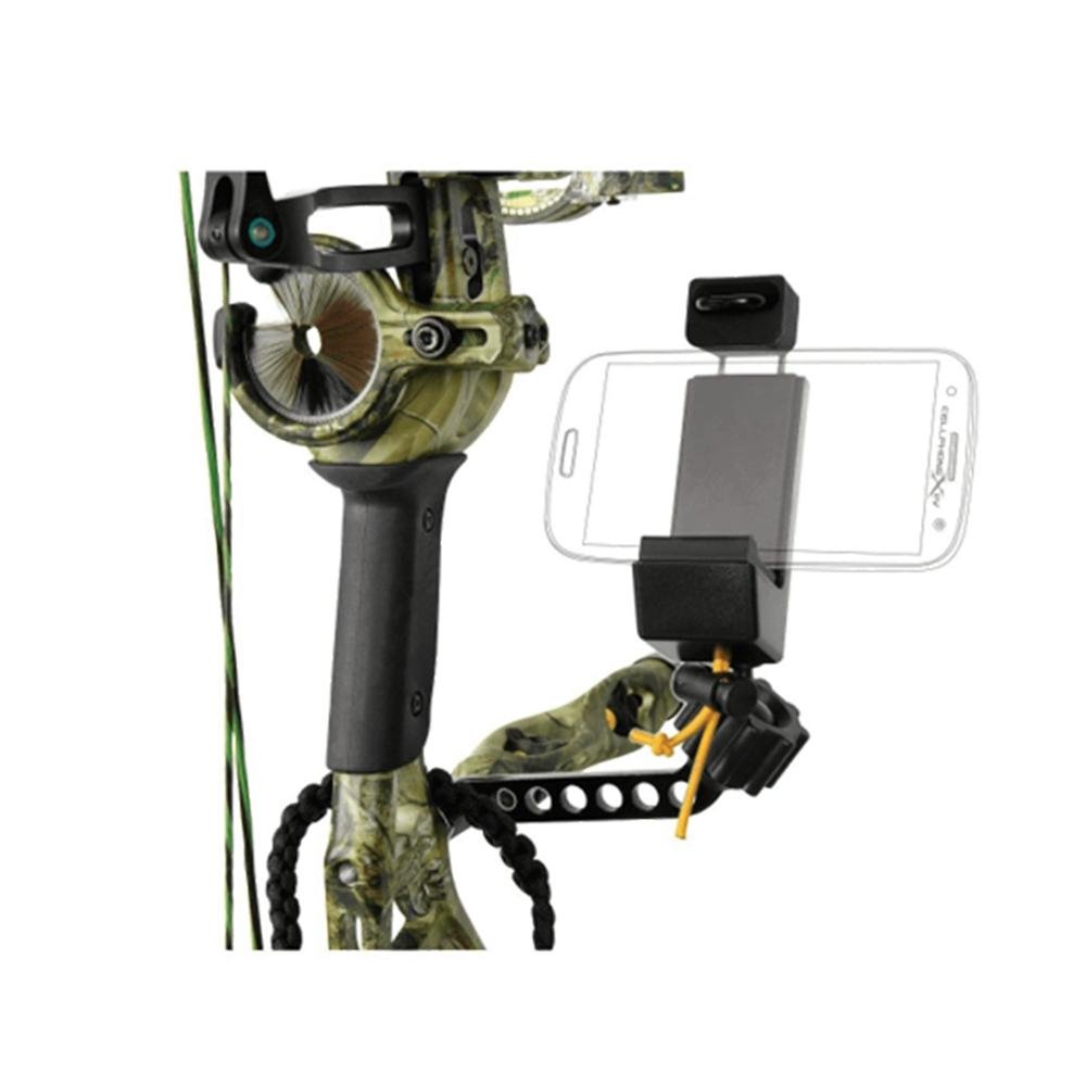 Muddy MCA080 Bow Camera Phone Holder, Ambidextrous, Black Polymer - GSM Outdoors