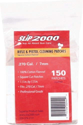 Buy Slip 2000 60949 .270/7mm 1.5" Square Cotton Cleaning Patches 150-Pack online