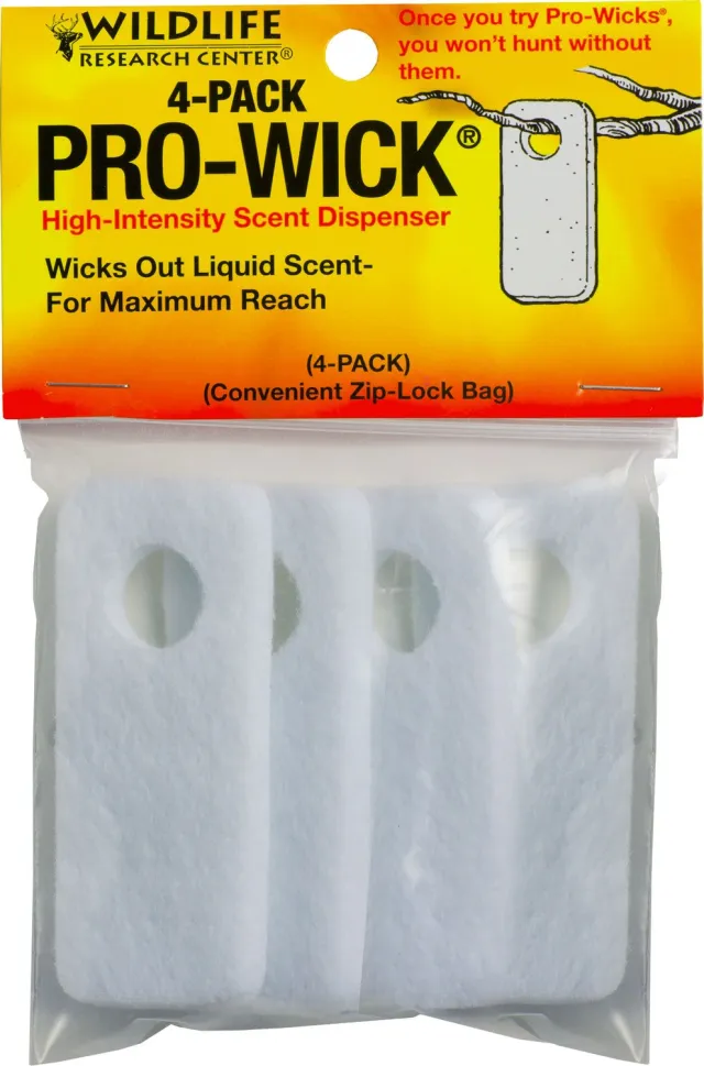Wildlife Research Pro-Wick Hanging Scent Dispenser 4 Pack - Wildlife Research Center