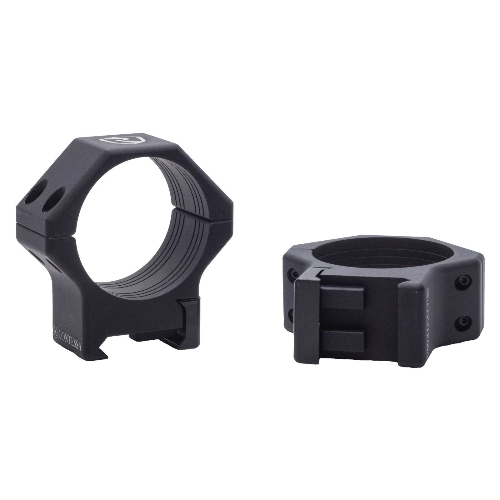 Buy Riton Optics XRC308A23 30mm Picatinny Rings 8mm Height Aluminum Black online