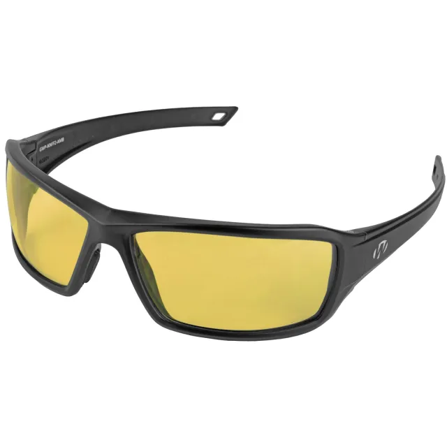 Walker's GWPIKNFF2AMB IKON Forge Ballistic Eyewear Amber Lens Black Frame - Walker's
