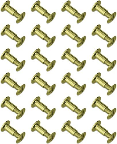 Buy Grovtec GTHM61 Brass Chicago Screws 24-Pack online