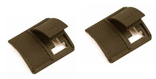 Weaver 99573 Short Locking Rail Panel 1.6 in Dark Earth 2 Pack