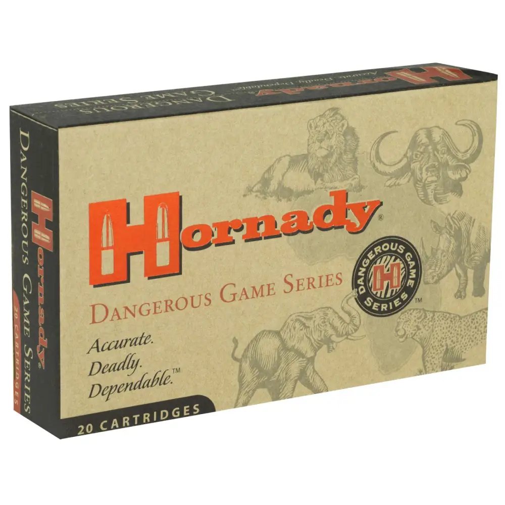 Hornady 85834 .458 Win Mag 500gr DGX Bonded Ammo 20 Rounds - Hornady Manufacturing Company - 458 Win Mag