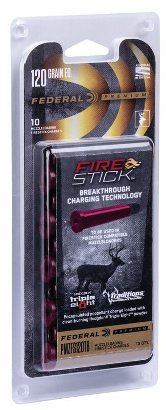 Federal Premium FireStick 50 Cal 120 GR 10-Pack PMZFS120T8 - Federal Premium Ammunition - 120 GR