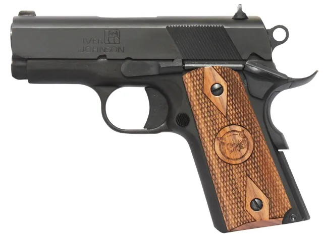 Iver Johnson Thrasher .45 ACP 3.13 In 7 Round Matte Blued Walnut Grip