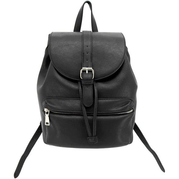Cameleon 49192 Amelia Concealed Carry Leather Backpack Black - Rugged Rare